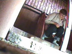 Fat-ass hoes get filmed peeing in public toilet