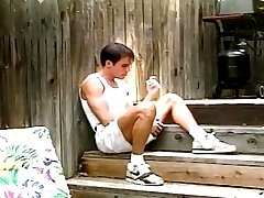 Furious porch fucking hot afternoon session with horny studs Furious porch fucking hot afternoon session with horny studs