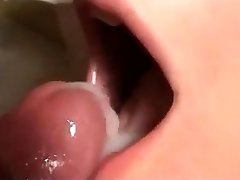 I swallow enormous load of cum