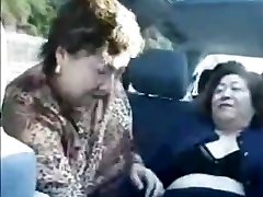 Grandma asians in bus