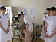 Incredible Japanese model Yuki Aoi, Akari Asakiri, Nachi Sakaki in Impressive Nurse, Finger-banging JAV scene