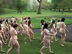 Brit naturist women in groups 