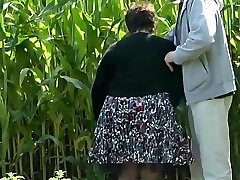 Wife Displays Her Bottom in the Countryside