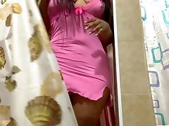 BATHROOM CAMERA STEPMOM IN Pyjamas PISSING