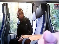 White Stud Flashing This Ebony Chick