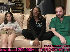 Giggles Dazed When Dr Aria Nicole Ambles In Butt Naked To Perform Examination! The Doctors Fresh Scrubs GirlsGoneGynoCom!