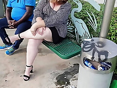 I hoisted my mini mini-skirt and opened my legs for a stranger at the bus stop to rub my fuckbox through my panty I hoisted my mini mini-skirt and opened my legs for a stranger at the bus stop to rub my fuckbox through my panty