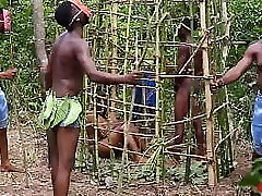 Somewhere in west Africa, on our annual jamboree, the king ravages the most super-sexy maiden in the cage while his Queen and the guards are watching