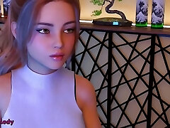 Melody #9 prt.2 - Melody groped her self in the tub