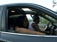 Ebony flesh Anita and D'vae threesome poke each other