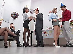 Workplace Vag Party - Tina Fire, Irina Cage / Brazzers / stream full from www.brazzers.promo/place