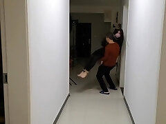 Chinese Bondage - Black Latex Suit