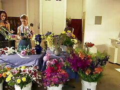 Curly hair and long legs juggle around as this ebony woman rides her white guy Curly hair and long legs juggle around as this ebony woman rides her white guy