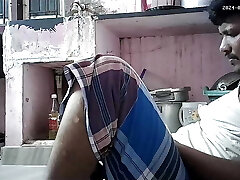 Indian house wifey romantic kissing