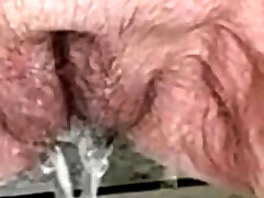 Horny granny MariaOld pissing after taunting and play with pussy