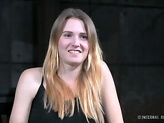 Slutty blonde bint lets a draped black stud have his way with her