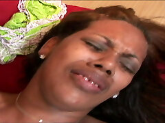 Black mega-slut with small tits but a big fat ass wants the jizz