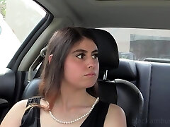 Obese, amateur chick is about to have sex with a black guy, for the first time ever