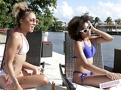 Lusty Nia Nixon decides to exchange her BF with a neighbor during steamy swinger smash