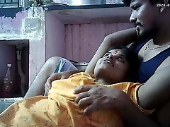 Indian village house wife sexy big bra-stuffers pressing