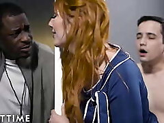 ADULT TIME - Lauren Phillips'_ Hubby Almost Catches Her Fucking A Student!