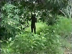 real african amateur pulverize on the tree part 2