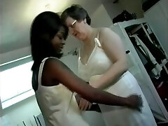 Grandmother gives brassiere advice to pleasuring dark legal age teenager - part2