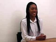 Ebony Spanking