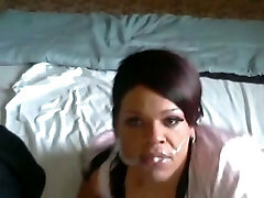 Messy cumshot facial 