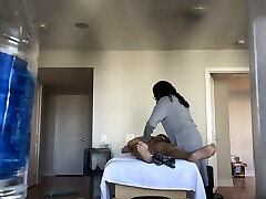 Legit Ebony RMT CAN'T Help Herself And Gives In To Asian Fuckpole