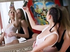 2 doll fuck front of mirror