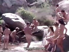 Nudist Families Trip to the Mountains (1960s Antique)
