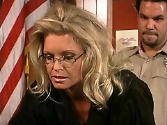 Sexy blonde judge is going to have her coochie wrecked