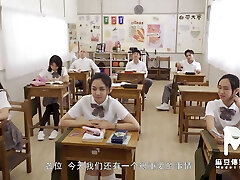 Model tv - lovely asian teen get fuck in the classroom