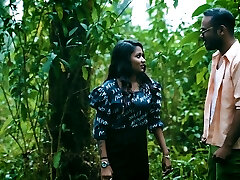 Boyfriend fucks Desi Pornographic Star The StarSudipa in the open Jungle for cum into her Gullet ( Hindi Audio )