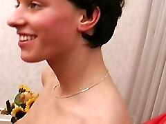 A slim German babe gets her small fun bags sprayed with cum A slim German babe gets her small fun bags sprayed with cum