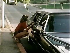 Girl hitchhiker gets limo ride
