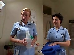 2 British Nurses Soap Up And Nail A Lucky Guy