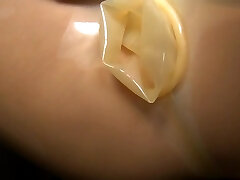 Latex rubber woman in fuck-rubber dress. Latex rubber woman in fuck-rubber dress.