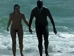 Caribbean Island Nude Beach Sex (Part3) - Milking, Tearing Up, Sucking More Black Cock In Public!