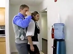 Assistant is drilled in the toilets at work.mp4