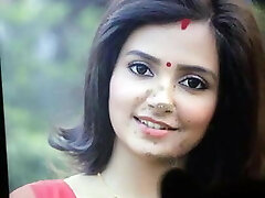 Bengali actress Subhashree nasty jizz tribute