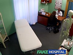 FakeHospital Teen model cums for tattoo removal doctor enjoys himself in her tight pussy