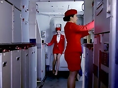 Rhiannon Ryder - Cutie Stewardess During The Flight, Gets Penetrated With The Second Pilot