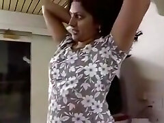 Desi Indian Aunty with Boss In his Plane