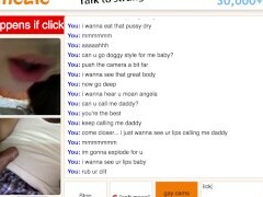 Omegle beauty play game, makes me cum :D