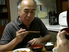 Lucky grandpa tears up Japanese teen