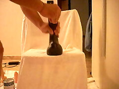 big dildo up my slot and gape