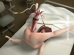 3D hentai huncut kibaszott hosszú csápok
