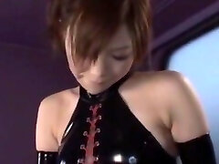 Best Japanese woman Nanako Mori in Unbelievable Femdom, Latex JAV movie